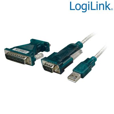 1.3m Cable Conversor USB 2.0 A-Macho a Serie DB9 Macho LogiLink UA0042B