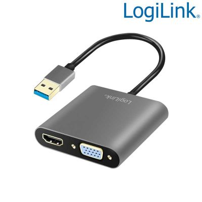Conversor USB 3.0 a HDMI-VGA LogiLink UA0234