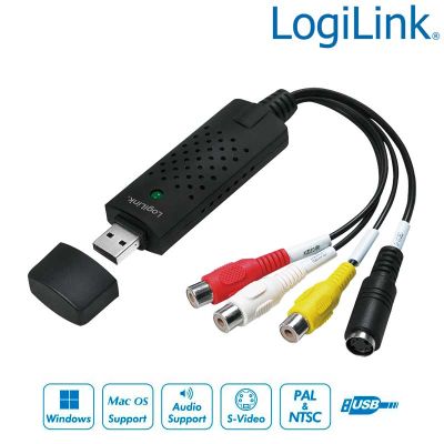 Capturadora USB 2.0 Audio/Video, 1080p@30 fps LogiLink VG0030A