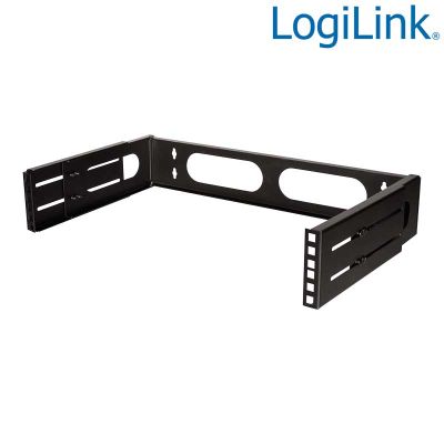 Soporte de pared 19'' 2U, Negro Logilink W02B40B