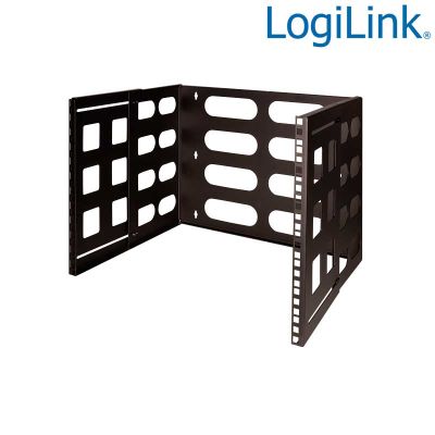 Soporte de pared 19'' 8U, Negro Logilink W08B40B