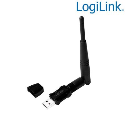Adaptador USB 2.0 Wireless 600 Mbit/s con antena LogiLink WL0238