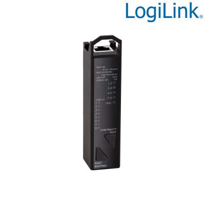 Tester de cables de red 3 en 1 de continuidad y mapeo de puertos LogiLink WZ0076